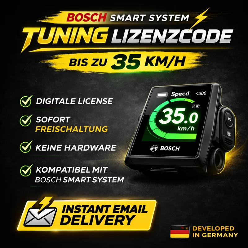 Bosch Smart System Tuning-Lizenzcode (32–45 km/h)